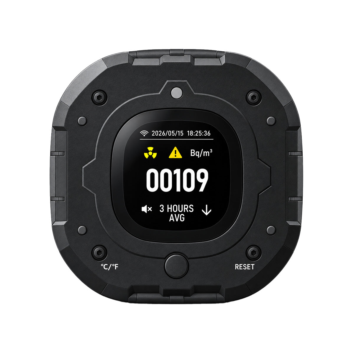 FABISENSE PTH-302B Smart Radon Monitor | Wi-Fi Connected Continuous Radon Detector
