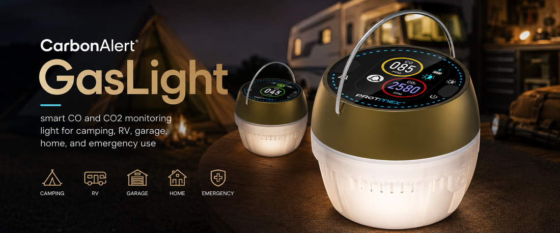 CarbonAlert GasLight: Smart CO and CO₂ Monitoring Light for Safer Spaces
