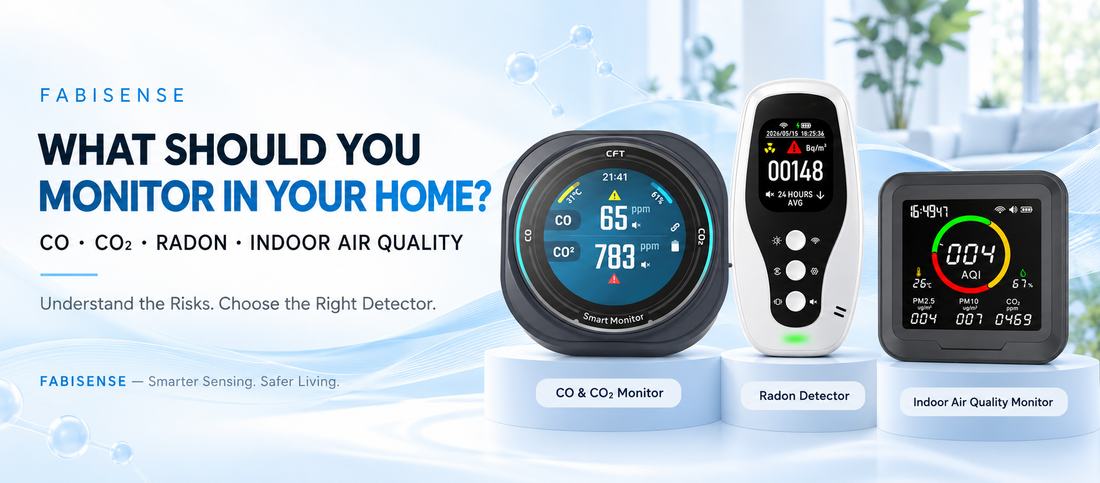 What Should You Monitor in Your Home? CO, CO₂, Radon & Indoor Air Quality Explained