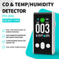 Protmex Carbon Monoxide Detector, 3-in-1 Plug-in CO Alarm with Temperature & Humidity Monitor, Smart Air Quality Monitor with Digital Display, Dual Alert, Back-Up Battery for Home, Bedroom, RV