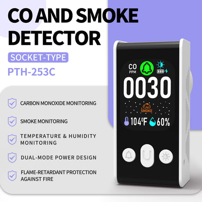 Carbon Monoxide detector, Smoke Monitoring, Temperature and Humidity Monitoring , Dual Mode Power Design