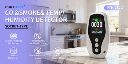 252 C Carbon Monoxide Monitoring System, Smoke Monitoring System, Temperature and Humidity Monitoring System,