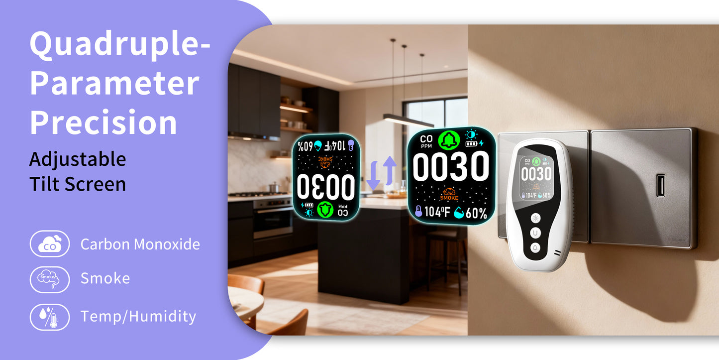 252 C Carbon Monoxide Monitoring System, Smoke Monitoring System, Temperature and Humidity Monitoring System,