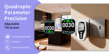 252 C Carbon Monoxide Monitoring System, Smoke Monitoring System, Temperature and Humidity Monitoring System,