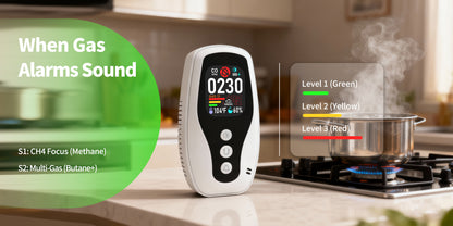 252 D Real Time Monitoring of Carbon Monoxide, Combustible Gas Detection, Smoke Detection, Reverse Compatible Socket,