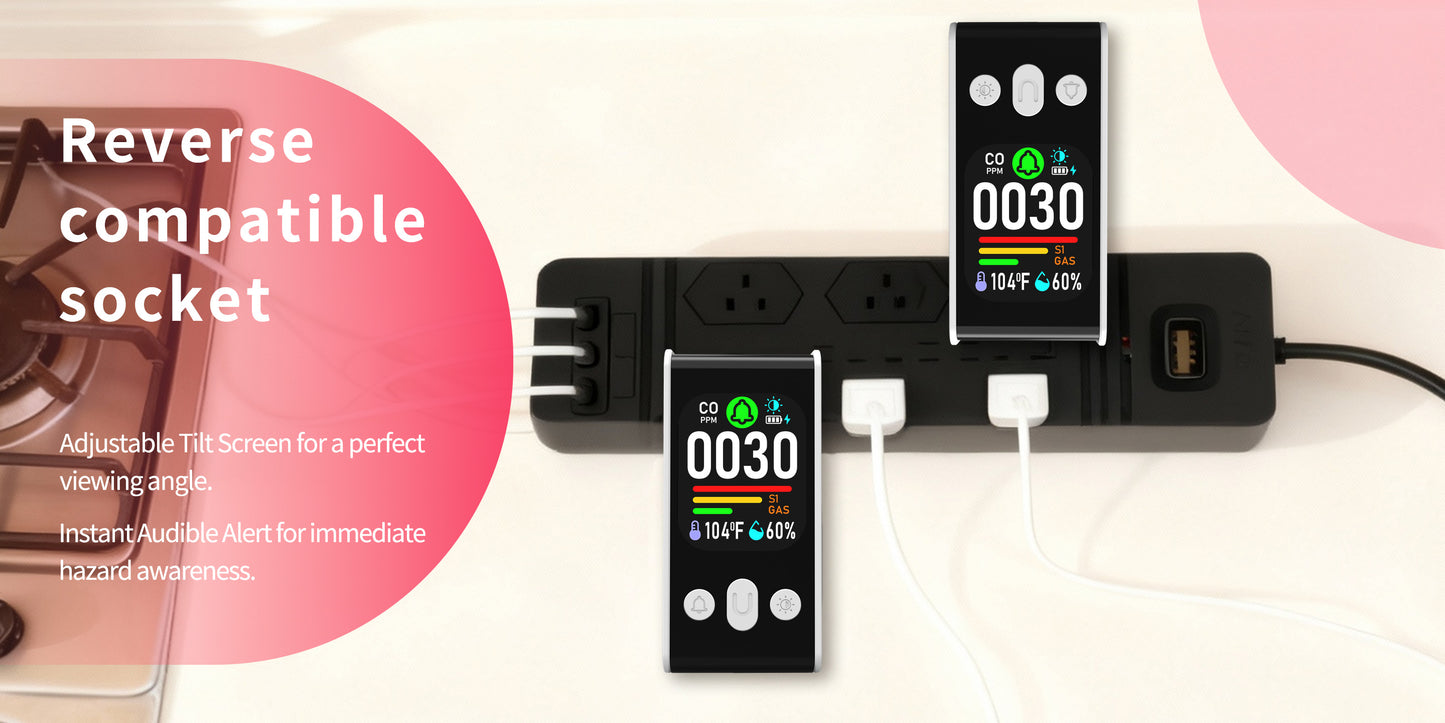 253 B Reverse Compatible Socket, Dual-Parameter Temperature and Humidity Monitoring