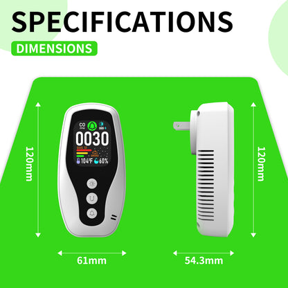 252 D Real Time Monitoring of Carbon Monoxide, Combustible Gas Detection, Smoke Detection, Reverse Compatible Socket,