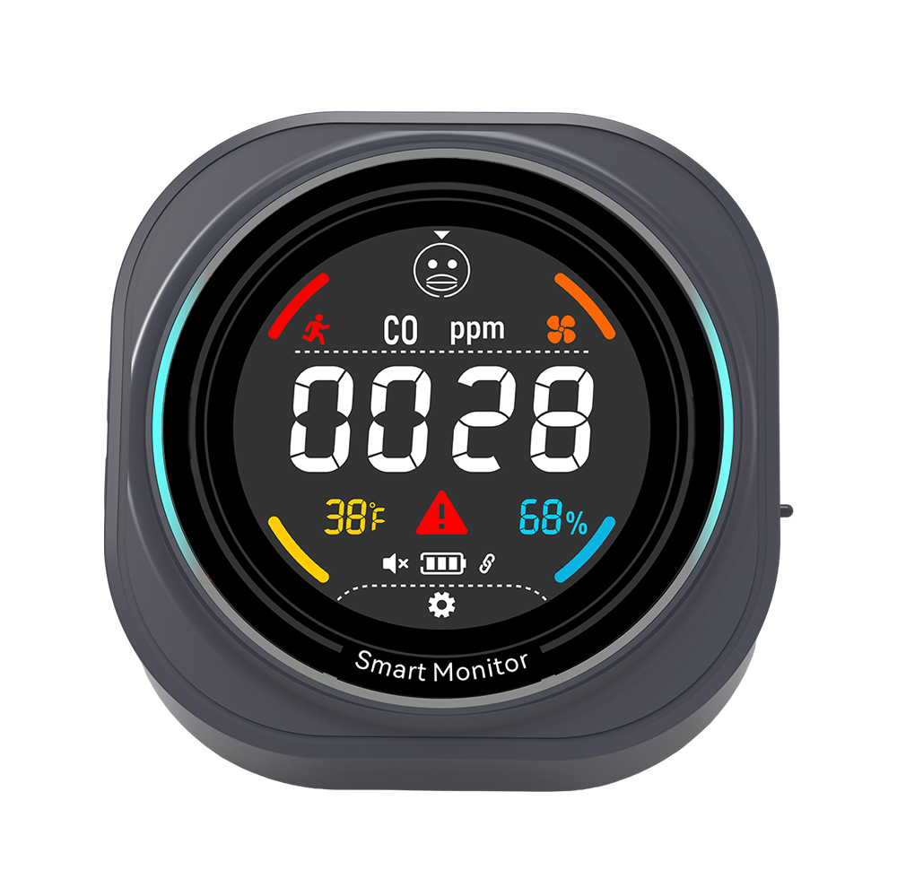 FABISENSE 281BW Portable WiFi Carbon Monoxide & CO₂ Monitor for Home, RV & Camping