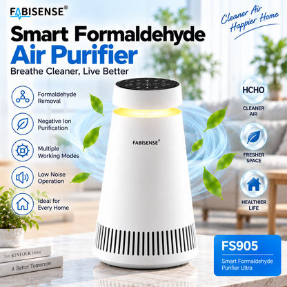 FABISENSE FS905 Smart Air Purifier Ultra | Whole-Home Gaseous Defense | Intelligent High-Precision Sensor | Clears Formaldehyde