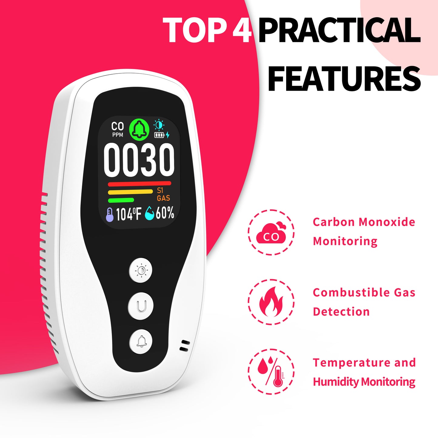 252 B Carbon Monoxide Monitoring, Combustible Gas Detection, Temperature and Humidity Monitoring.