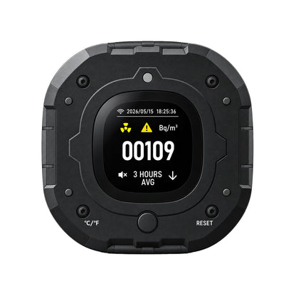 FABISENSE PTH-302B Smart Radon Monitor | Wi-Fi Connected Continuous Radon Detector