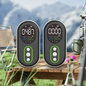 Protmex Carbon Monoxide and Carbon Dioxide Detectors, 4-in-1 Portable CO2 & CO Detector with Audible & Visual Alarm, Rechargeable CO & CO2 Meter for Home, Travel, Camping, Car, 72H Standby