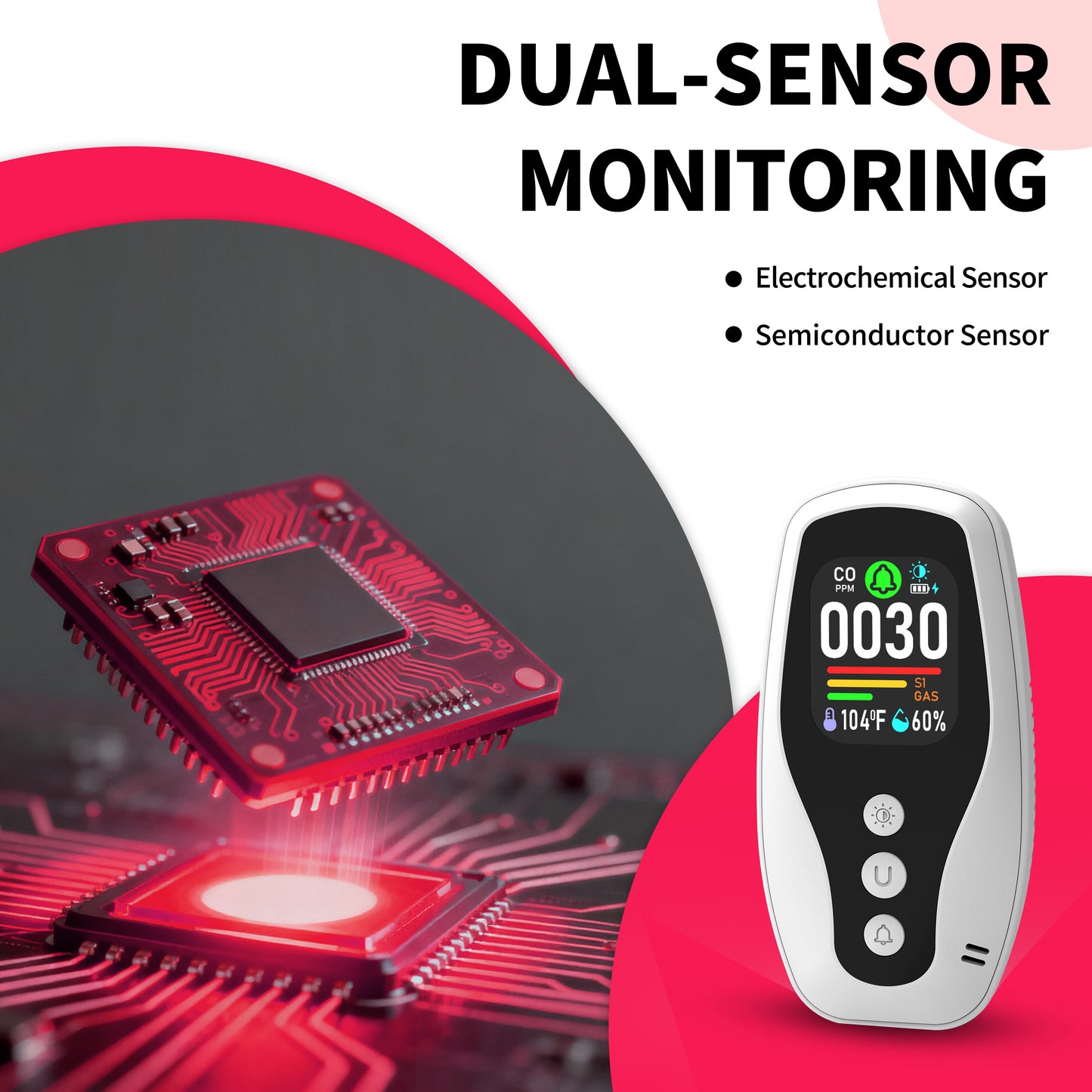 252 B Carbon Monoxide Monitoring, Combustible Gas Detection, Temperature and Humidity Monitoring.