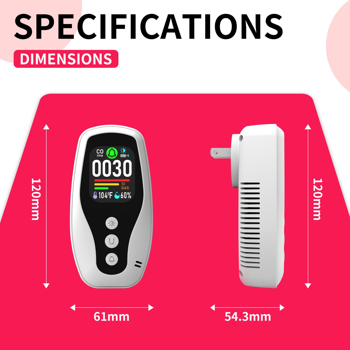 252 B Carbon Monoxide Monitoring, Combustible Gas Detection, Temperature and Humidity Monitoring.