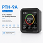 FABISENSE 9A /9AW 5-in-1 Air Quality Monitor, CO₂ PM2.5 PM10 Detector with Temperature, Humidity & Optional Wi-Fi App