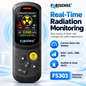 FABISENSE FS303 Radiation Detector | Portable Radiation Monitor with Real-Time Dose Rate Display