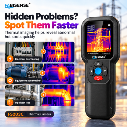 FABISENSE FS203C Thermal Imaging Camera 256×256 | High Resolution Infrared Thermal Camera