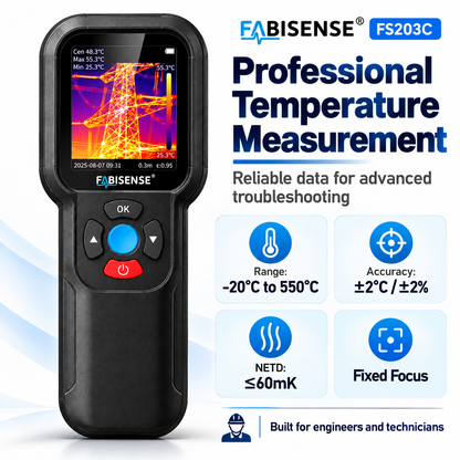 FABISENSE FS203C Thermal Imaging Camera 256×256 | High Resolution Infrared Thermal Camera