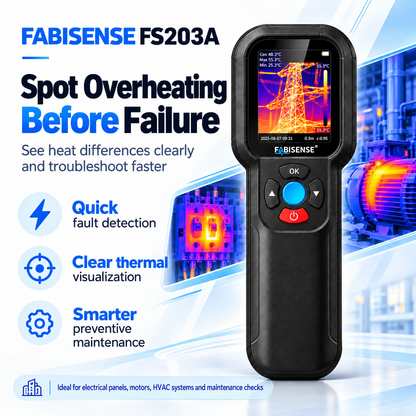 FABISENSE FS203A Thermal Imaging Camera 96×96 | Portable Infrared Thermal Imager