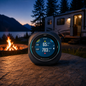 FABISENSE 282B+ Smart CO & CO₂ Detector | Bluetooth App | Dual Gas | Temp & Humidity | Time Display | 2100mAh | Type-C