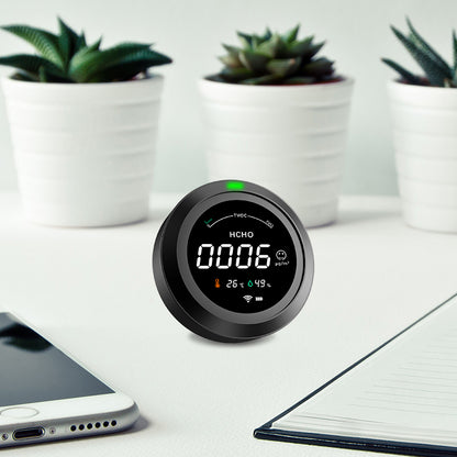 FABISENSE PTH-3MW Multi-Function WiFi Air Quality Monitor | Real-Time Indoor Air Quality | for Home & Office